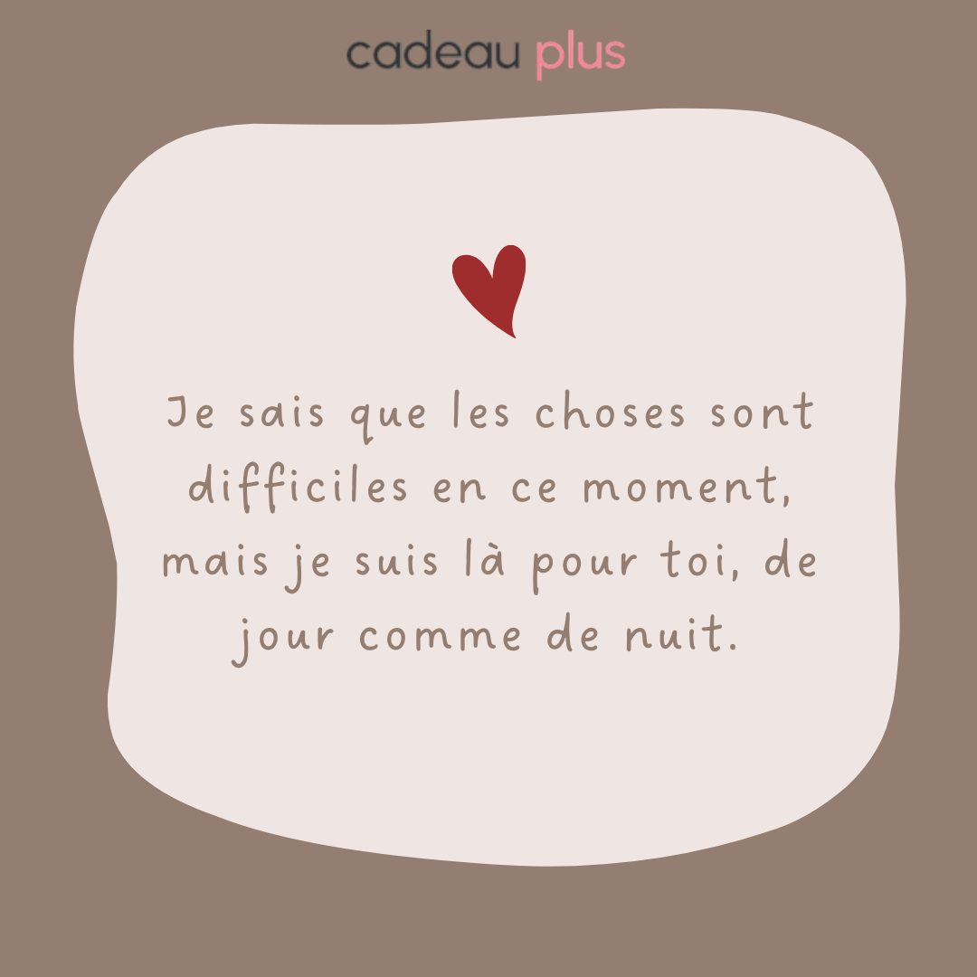 Message de soutien moral à une amie dans les moments difficiles