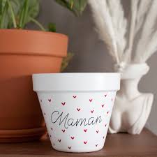 Petit Pot de Fleurs Personnalisable