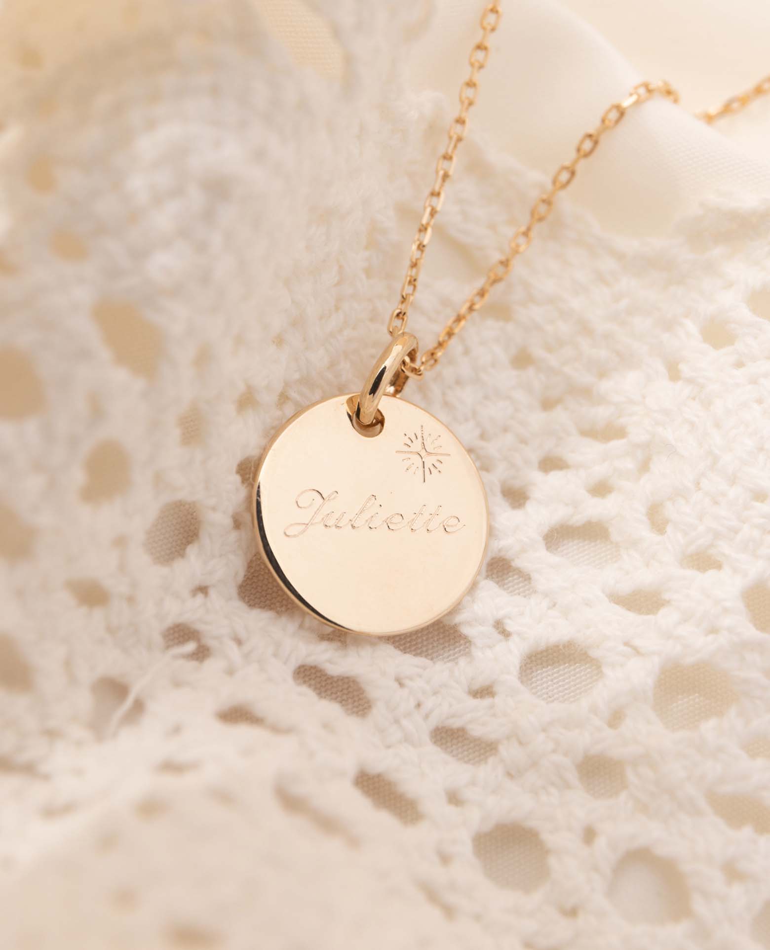Médaille baptême personnalisée