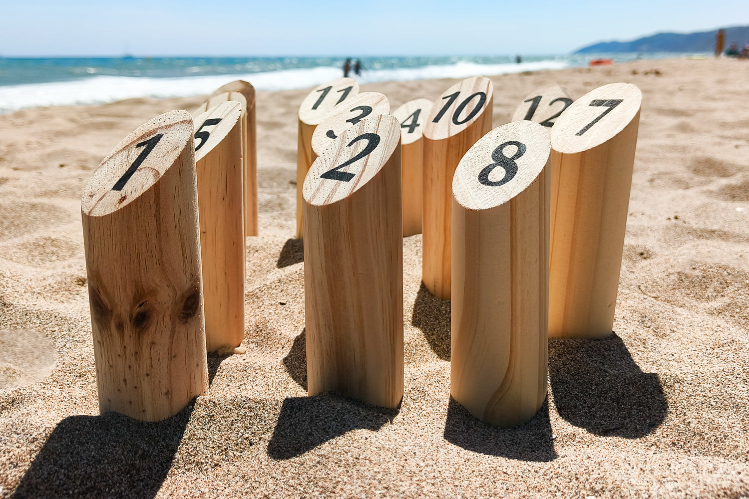 Jeu de quilles en bois 