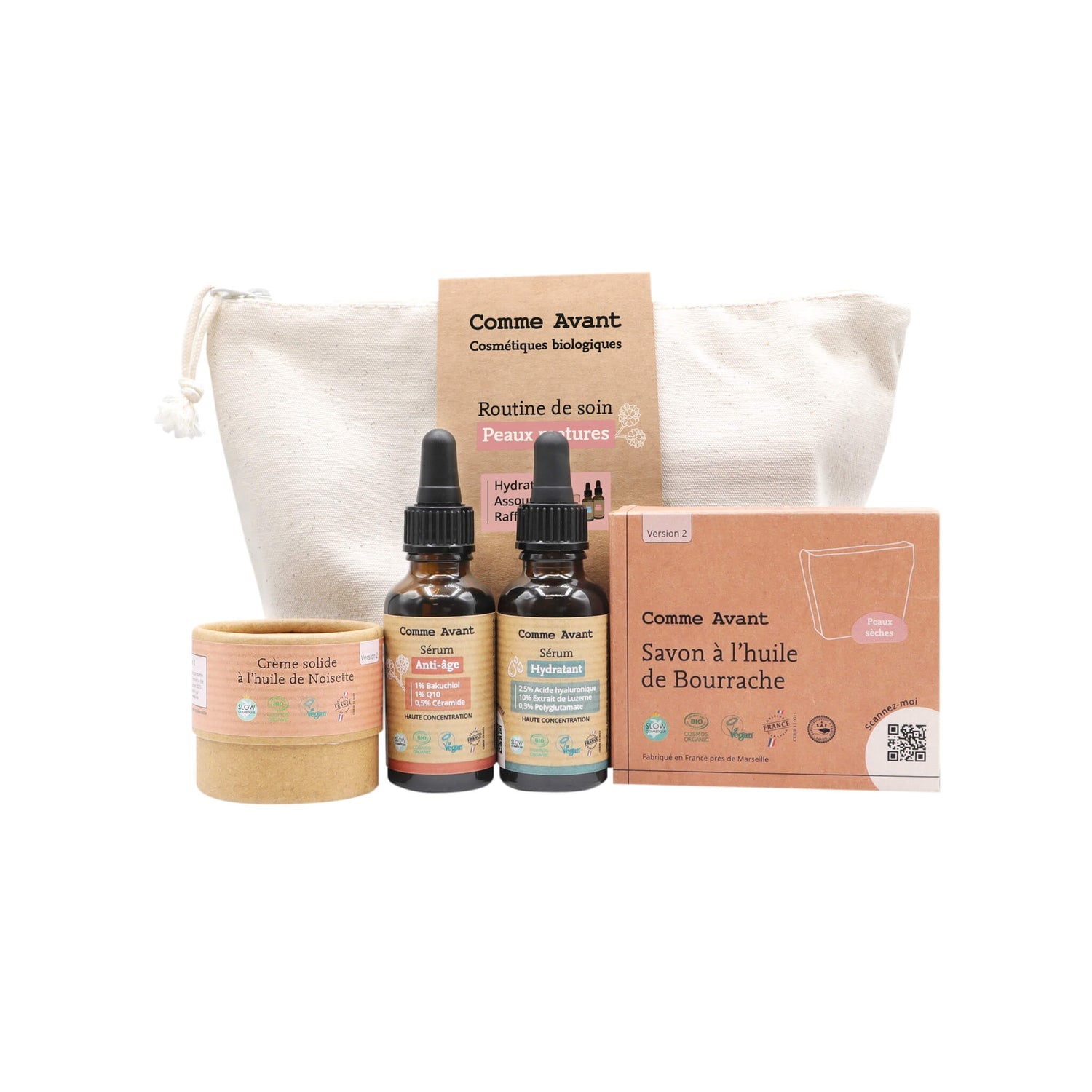 Coffret de soins bio pour sportifs