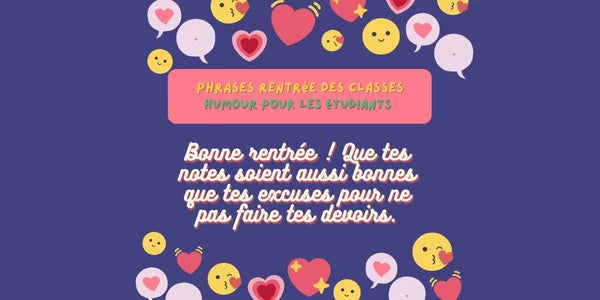 Rentrée Des Classes Humor Pour Enfants