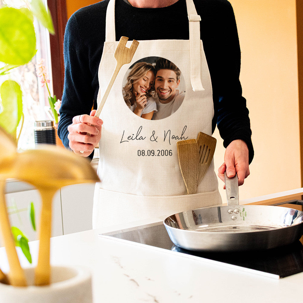 Tablier de Cuisine Personnalisé Duo