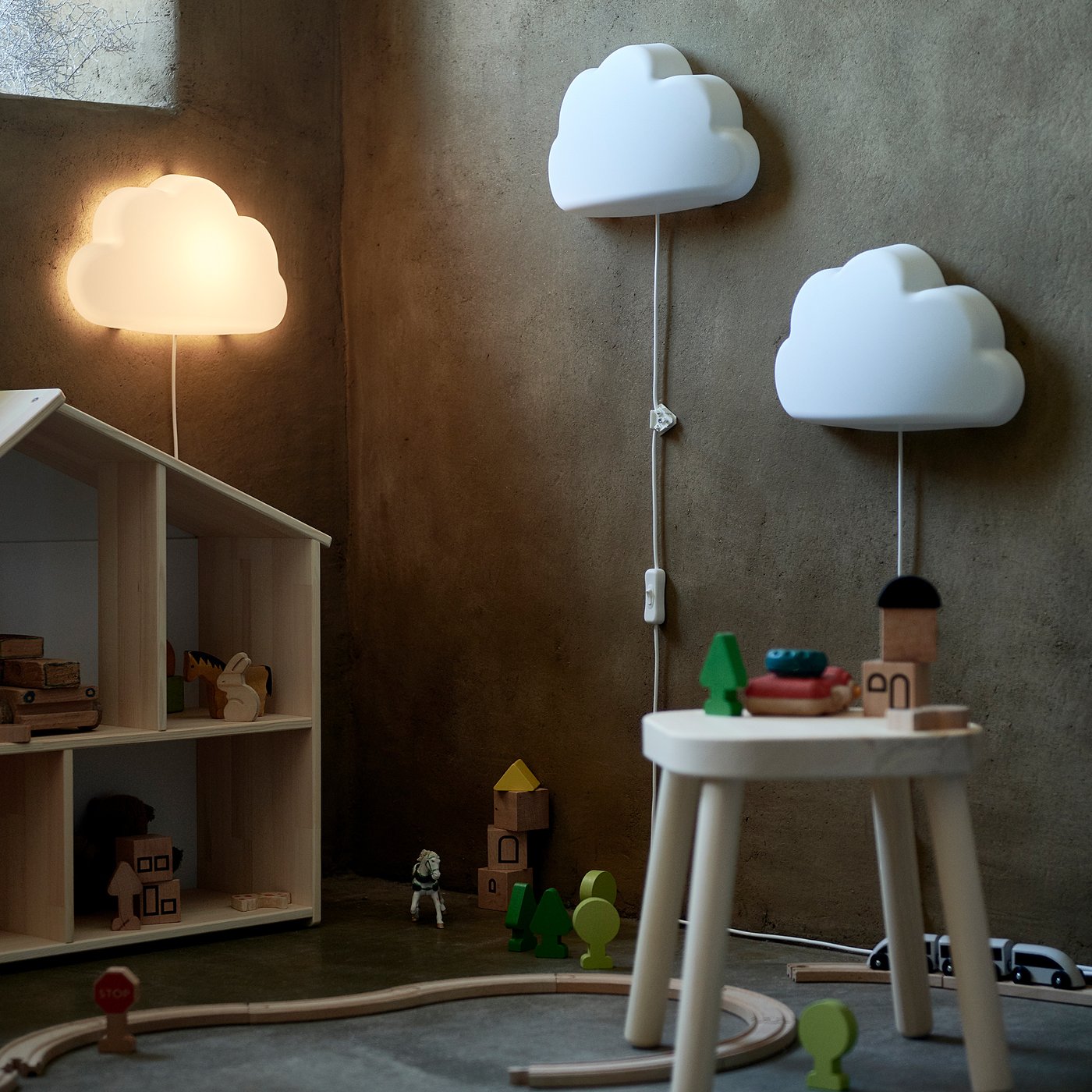 IKEA UPPLYST applique à LED nuage