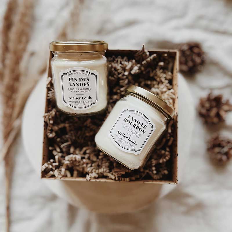 Coffret Bougies Parfumées en Duo