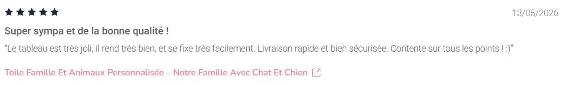 La qualité des toiles personnalisées