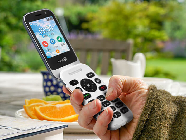 Téléphone Facile Doro pour Senior femme