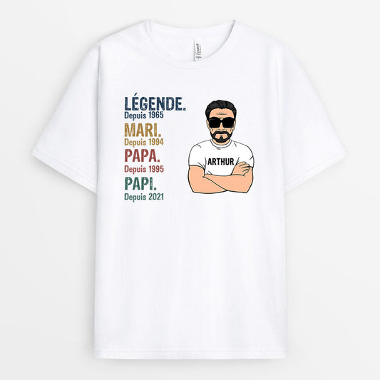 0004A040BFR2 cadeau Personalisable T shirt homme papa papi texte_9c1f8597 384b 49b2 a5c4 a7a1db585c73