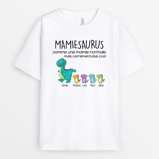 0009A010AFR1 cadeau Personalisable T shirt dinosaures mamie maman_43e60a46 fe07 42b8 9f41 e596a18ada85