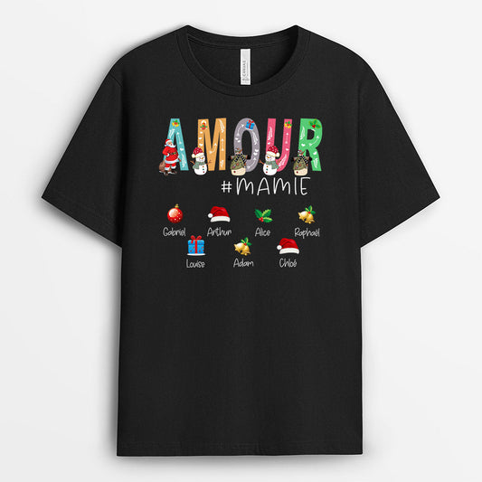 0022A040AFR2 cadeau Personalisable T shirt decorations mamie maman Noel_a04f7ea8 bb21 4744 bfc3 904cdabc35ce