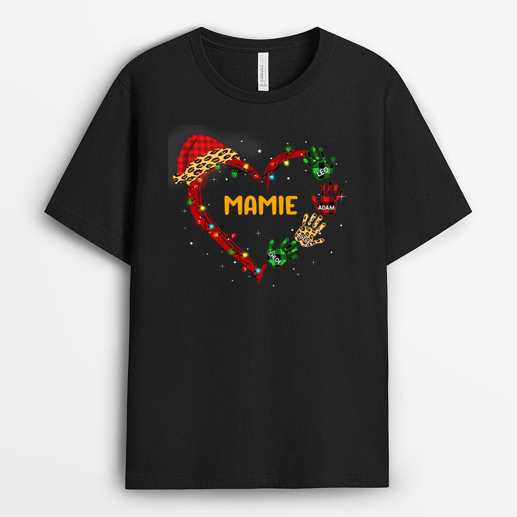 0048A030AFR1 present Personalisable T shirt coeur maman mamie mains_8db7d2de c4d5 49cc 9290 faa631d4005a