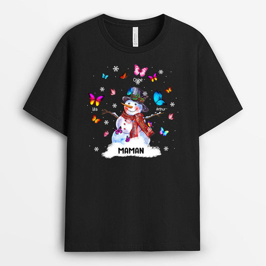 0058A010AFR2 cadeau Personalisable T shirt papillons mamie Noel_a95c5ce2 8857 47c5 8a43 343bd0ce5868