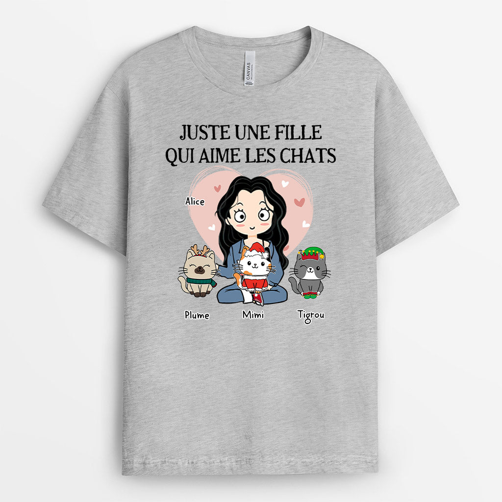 0082A040DFR2 cadeau Personnalise T shirt chats fille_cc3d26a6 bc76 4797 9db9 f46cbdf41191