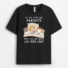 T-shirt La vie n‘est pas parfaite Chats Personnalisé