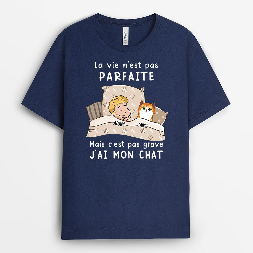 Cadeau Fan De Chat Plaid Humoristique – Pour toi Mon chat