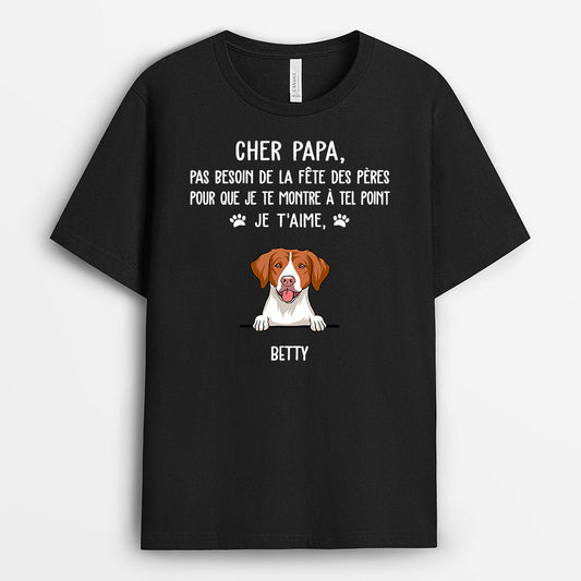 0127AFR1 present Personnalise T shirt chiens papa papi_1f446320 3481 43fe 8bd5 fd2cf8478c58