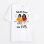 0139AFR1 present Personnalise T shirt femmes mere fille_064015e3 e888 40b1 866d 37706ae7e61d