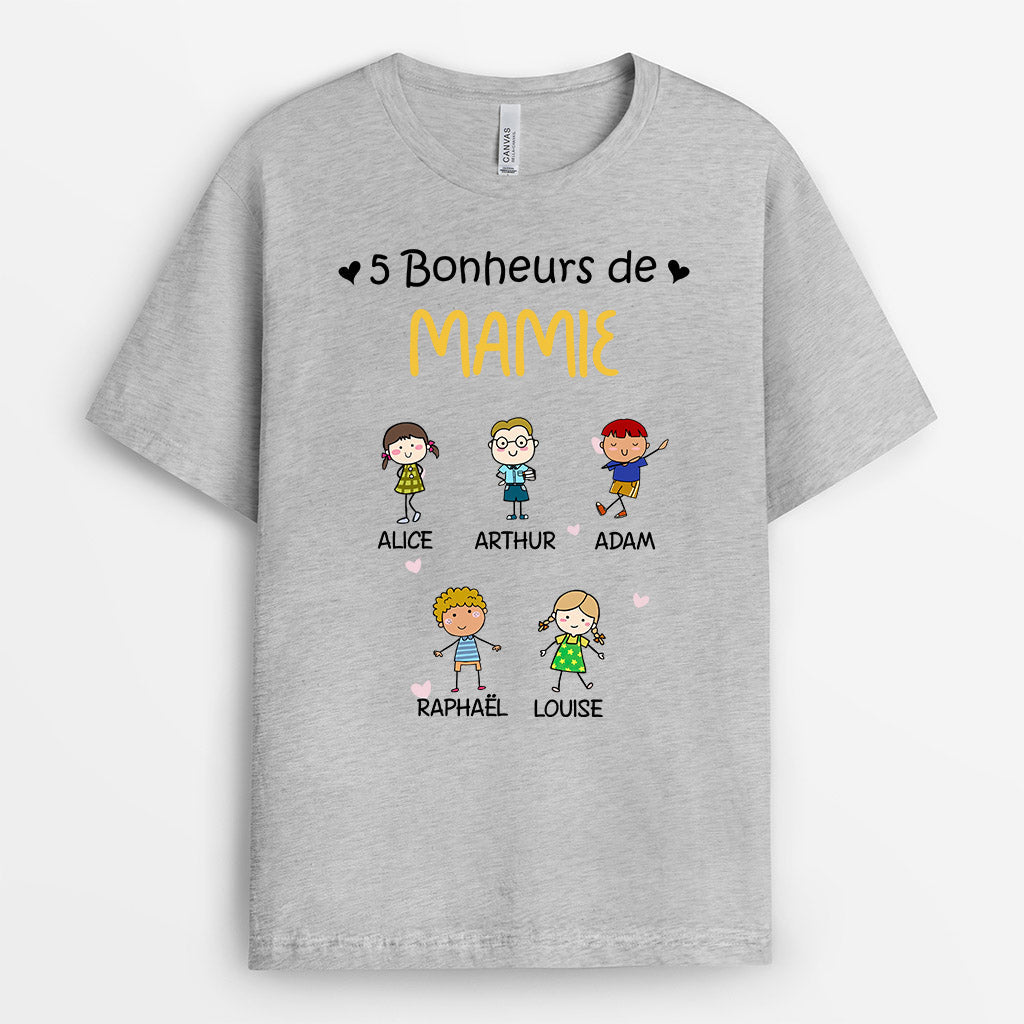 T-shirt femme super mamie,idée cadeau grand-mère T-shirt femme super mamie,idée cadeau grand-mère