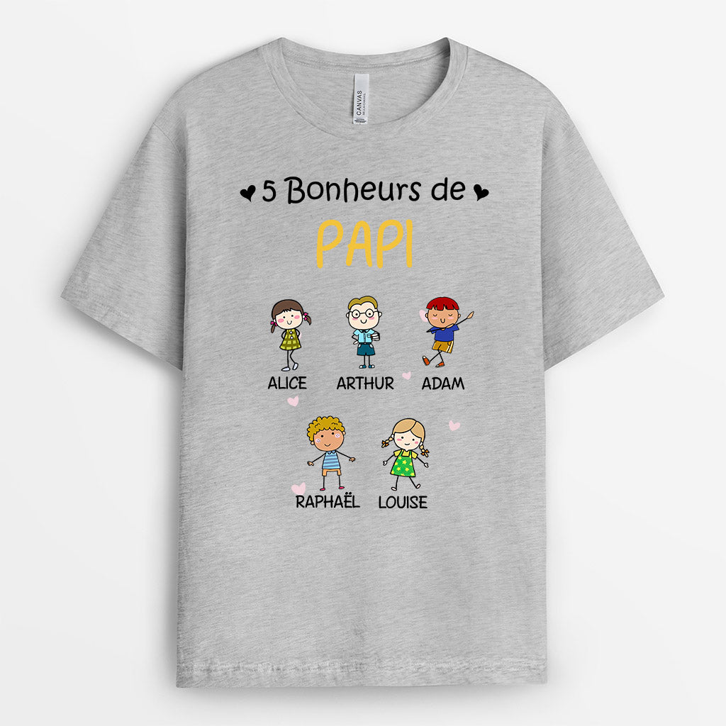 0163AFR2 present Personnalise T shirt enfants papi papa_e5811492 f4a0 41da b920 65fa2aa6e94d