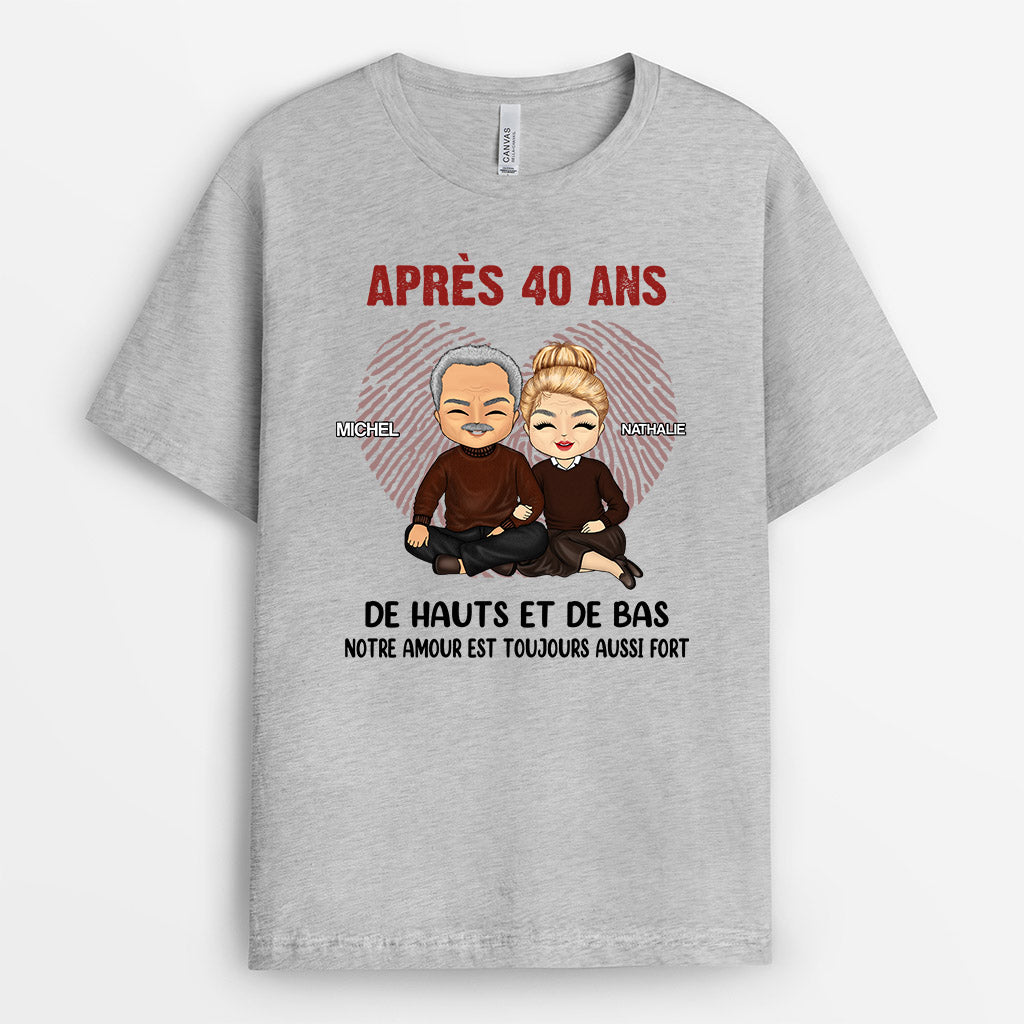 0177Afr2 Cadeau Personnalise T shirt Ensemble Depuis Couples Amoureux_b3600f4f 3766 46b8 b30b c9b4f55f641f