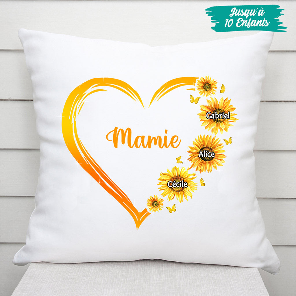 0192P10AFR3 cadeau Personalisable coussin coeur maman mamie fleurs_721e8373 ac8e 4785 b467 bd482aa15608