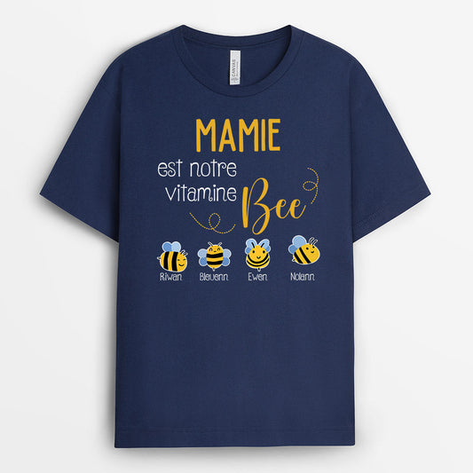 0199AFR1 cadeau Personnalise T shirt abeille maman mamie_55348130 7ba0 42ff bae9 59a50635848f