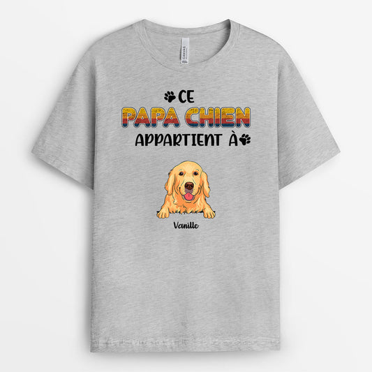 0234A220CFR2 present Personnalise T shirt chien papa_7e90f8c5 b698 434f 8ebf e1cf9a442cd9