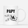 Mug Bosse De Poing de Papa Papi Enfants Personnalisé