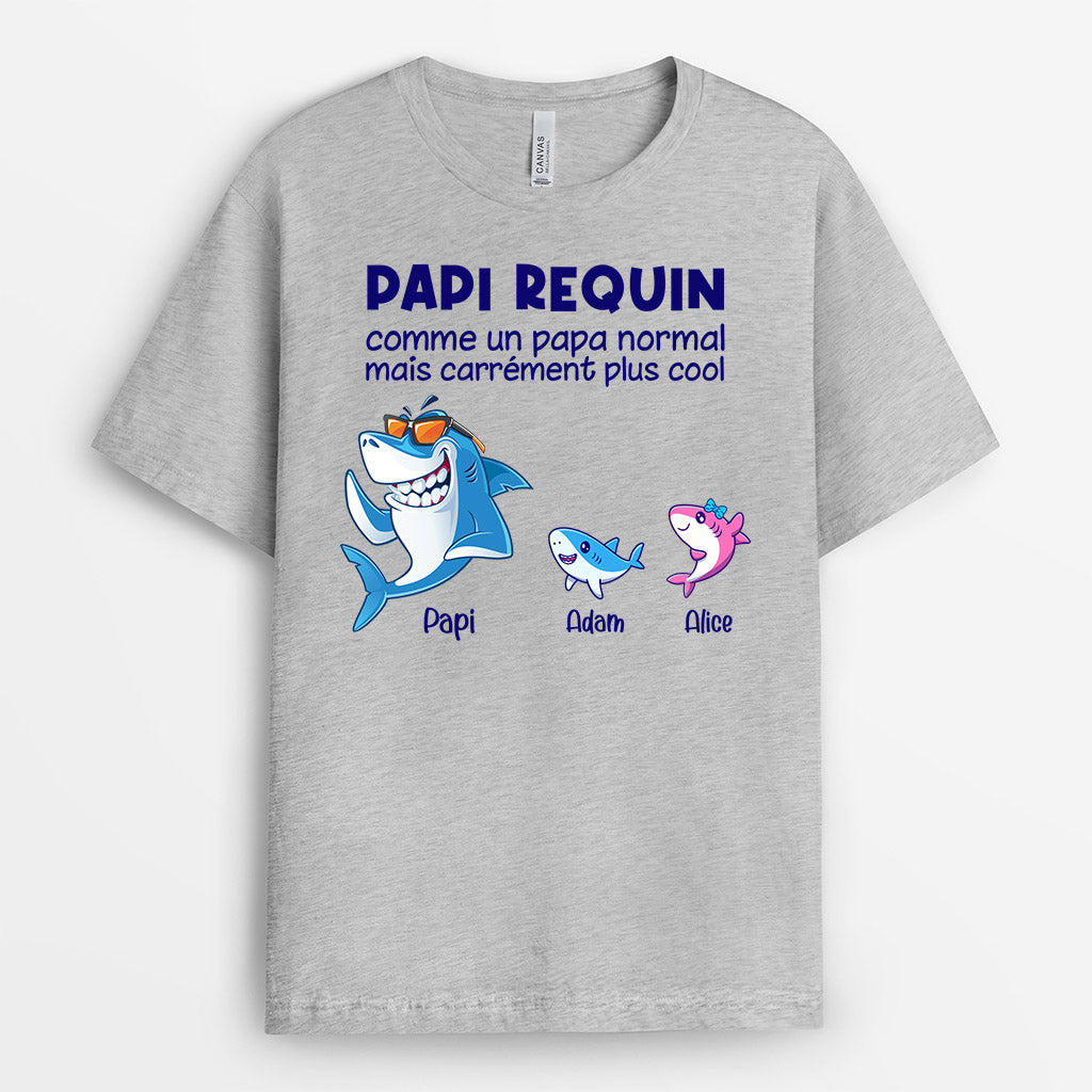 0271A140BFR2 present personnalisable T shirt requins papa_0f79ba64 3040 41e7 b960 66d7bfe16be8