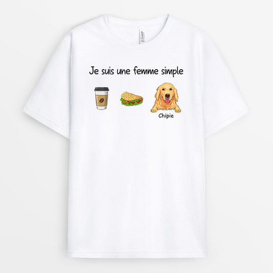 0408A238CFR1 Cadeau Personnalise T shirt Maman Chien Nourriture_5be27878 f4e5 4dcf 9057 0c36d2aa8558