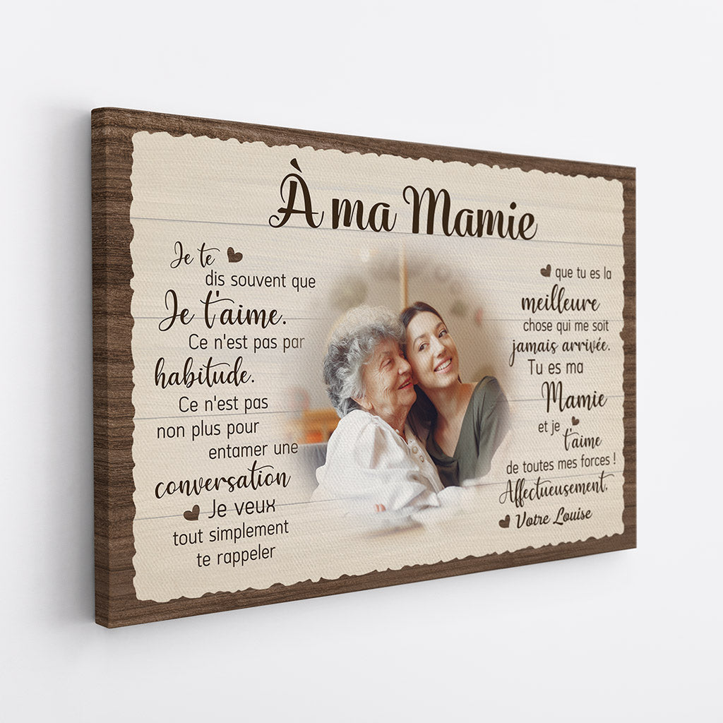 Tapisserie Personnalisée EKMON 100x75 Cm - Photo Texte Image - Décoration Murale Mariage, Anniversaire