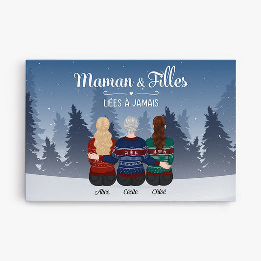 0512CFR1 Cadeau Personnalise Toile Maman Filles Maman Noel_8a41c2eb bd7b 49a1 b321 459199e2acc4