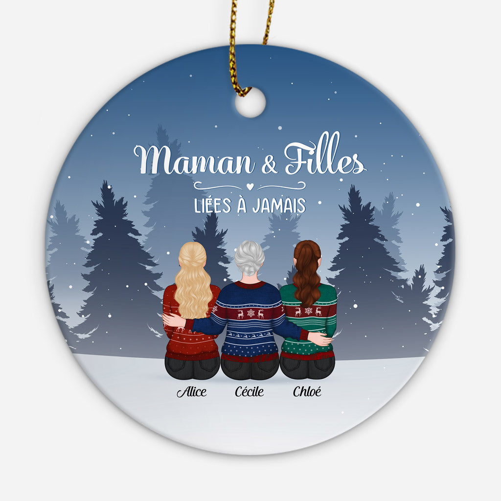 0512OFR1 Cadeau Personnalise Ornement Maman Filles Maman Noel_bae8d974 d4d4 4844 929f 153c1197a054