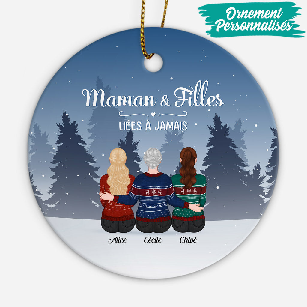 0512OFR2 Cadeau Personnalise Ornement Maman Filles Maman Noel_12c66b65 dd2f 4017 b85d b6c56a431b81