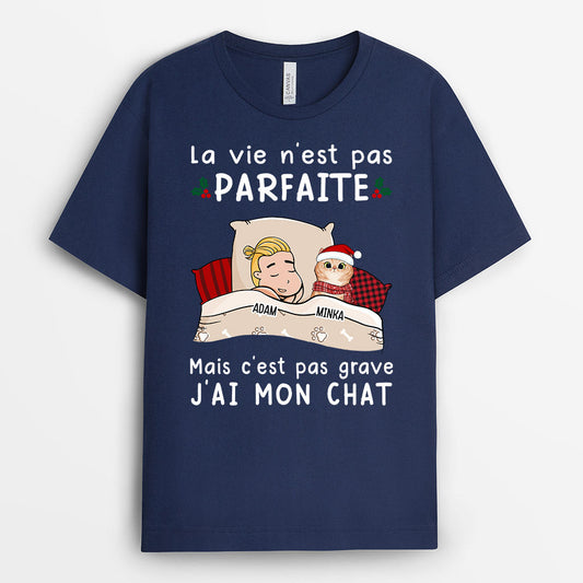 0523AFR2 Cadeau Personnalise T shirt Chat Amoureux des Chats Noel_2ee4e3ec 11fd 480d 9812 227586db1463