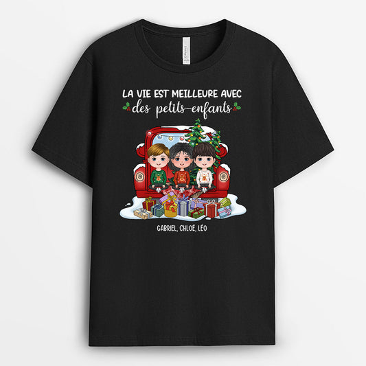 0543AFR2 Cadeau Personnalise T shirt Petits Enfants Mamie Papi_dd475ed5 9d6d 40ec af00 37feb38be783