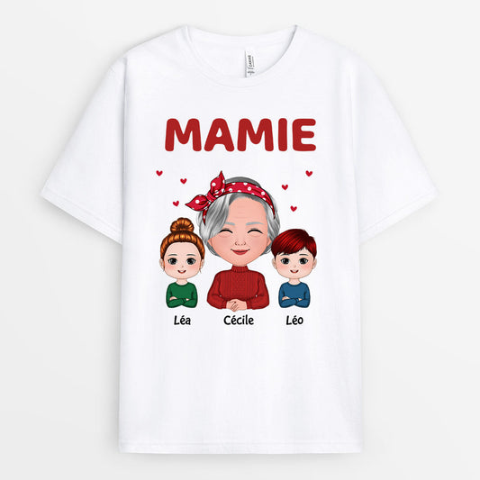 0551AFR2 Cadeau Personnalise T shirt Petits Enfants Mamie Noel_5bd3d11e 4bc2 4f34 b68e 14e8c4e07a2c