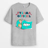 T-shirt Pyjama Officiel Chat Pour Couple Personnalisé
