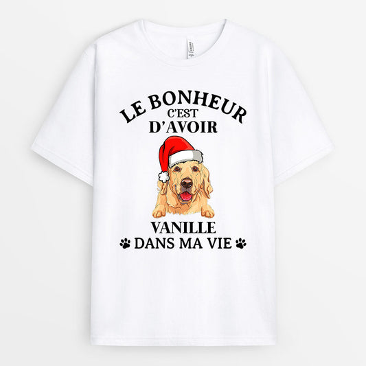 0554AFR2 Cadeau Personnalise T shirt Chien Amoureux Des Chiens Noel_5b48a6fb beae 4fa8 a746 abd32312e22c