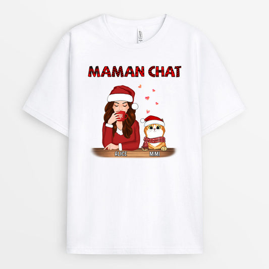 0558AFR1 Cadeau Personnalise T shirt Maman Chat Amoureux Des Chats_d1e4a448 237e 485d b3b7 7fe2e0bdaef3