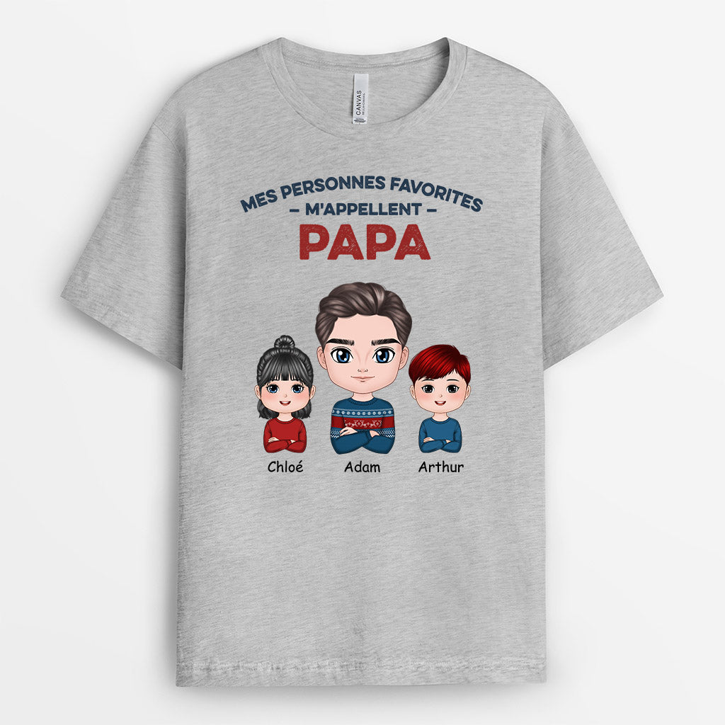 0564AFR1 Cadeau Personnalise T shirt Personnes Favorites PapaPapi_23268b8a 9ef7 49c0 82d8 7b8f75201bc4