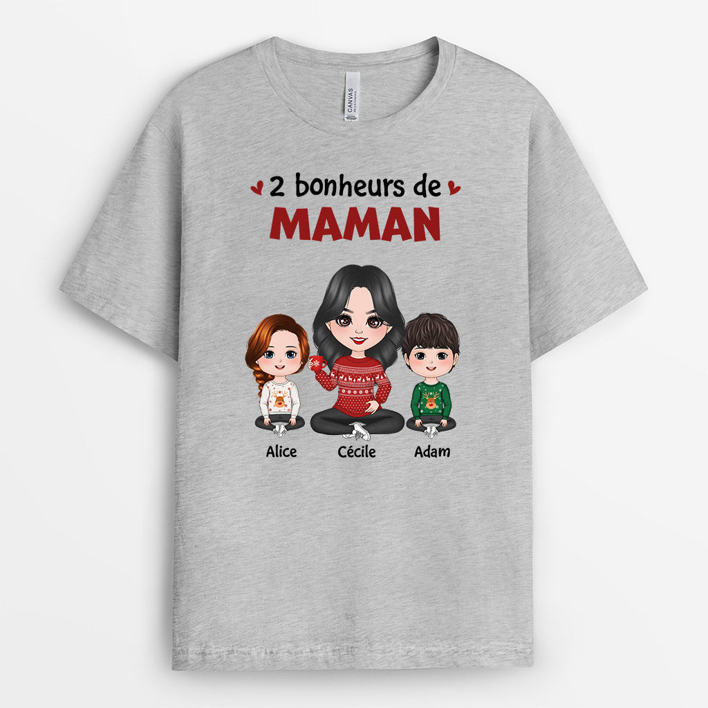 0565AFR2 Cadeau Personnalise T shirt Bonheurs Maman Mamie_dbdead87 d0aa 46ad a688 53bfd47b182b