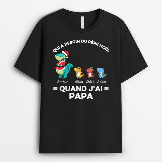 0583AFR2 Cadeau Personnalise T shirt Papy Papa Noel_40f74a4b 96b9 4fce bf05 e21422921ac3