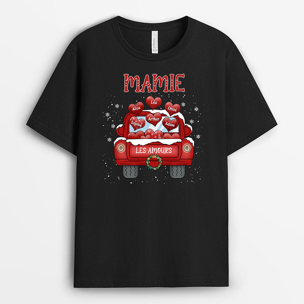 0598AFR1 Cadeau Personnalise T shirt Maman Mamie Noel_9798df70 213a 41a2 b8d8 91dd44d15ee3