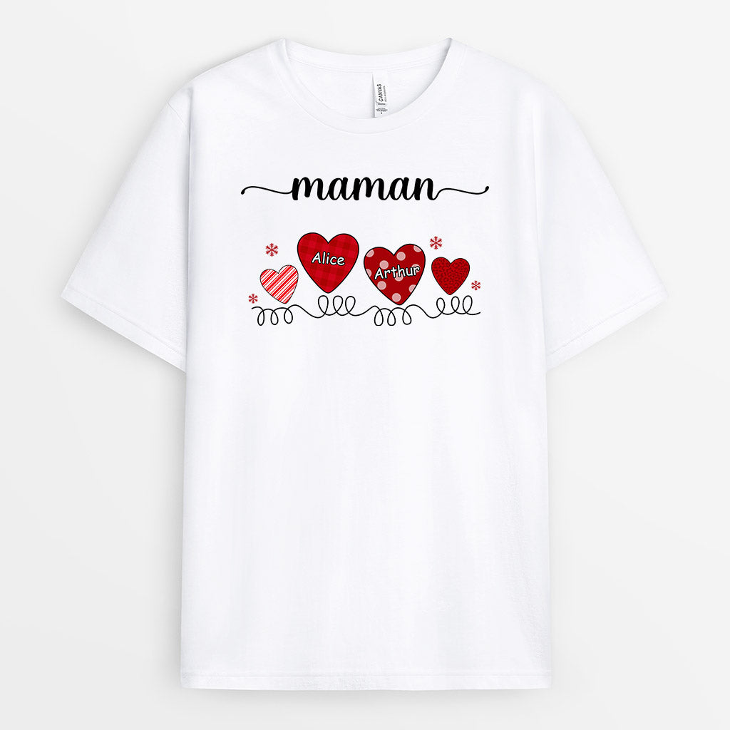 0599AFR2 Cadeau Personnalise T shirt Maman Mamie Noel_af508953 295f 49c8 981b e2a126ba5625