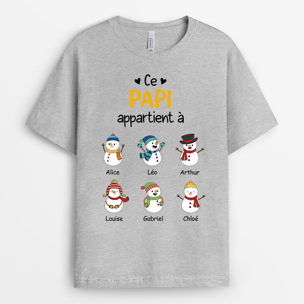 0624Afr1 Cadeau Personnalise T shirt Papa Papi Noel_21988478 6e27 4519 81aa a535fd1ebe46