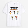 T-shirt La Bande À Papi Papa Mignonnettes Personnalisé