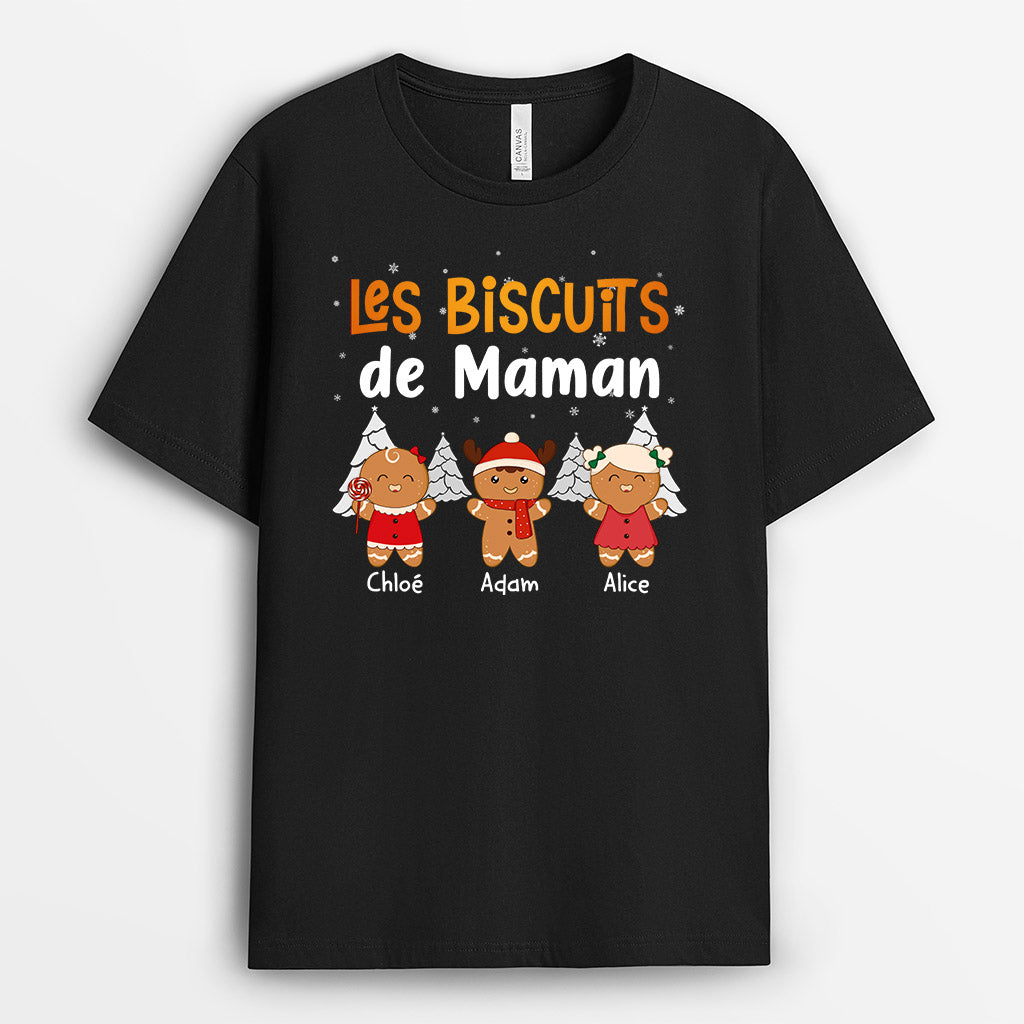 0630AFR1 CadeauPersonnaliseT shirtBiscuitsMamieMamanNoel_312f22ec 475b 40bc a592 e3e2e7b45c3b