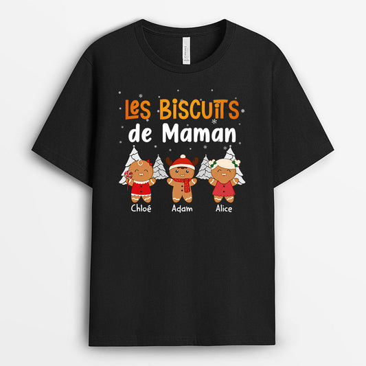 0630AFR1 CadeauPersonnaliseT shirtBiscuitsMamieMamanNoel_312f22ec 475b 40bc a592 e3e2e7b45c3b