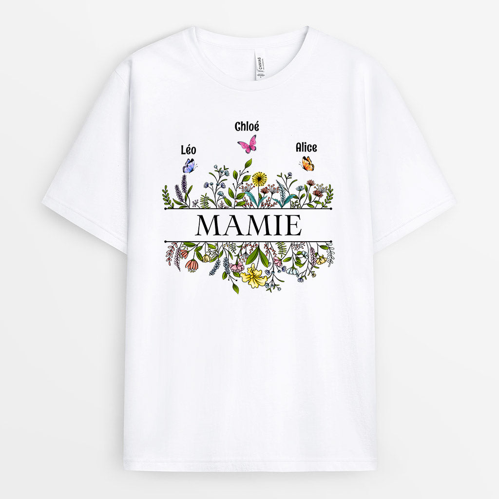 0640AFR1 Cadeau Personnalise T shirt Maman Enfants Maman Mamie_12201ff8 2876 4d7a 8725 14cacb6a0fca